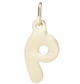 "P" Bubble Letter Charm