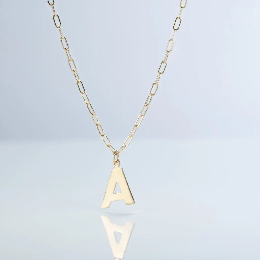 "W" Cutout Letter Charm