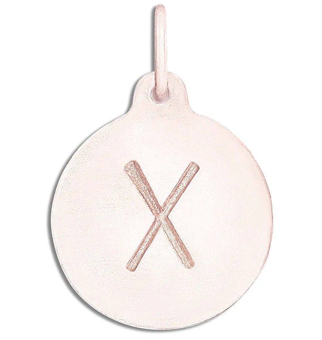 "X" Alphabet Charm