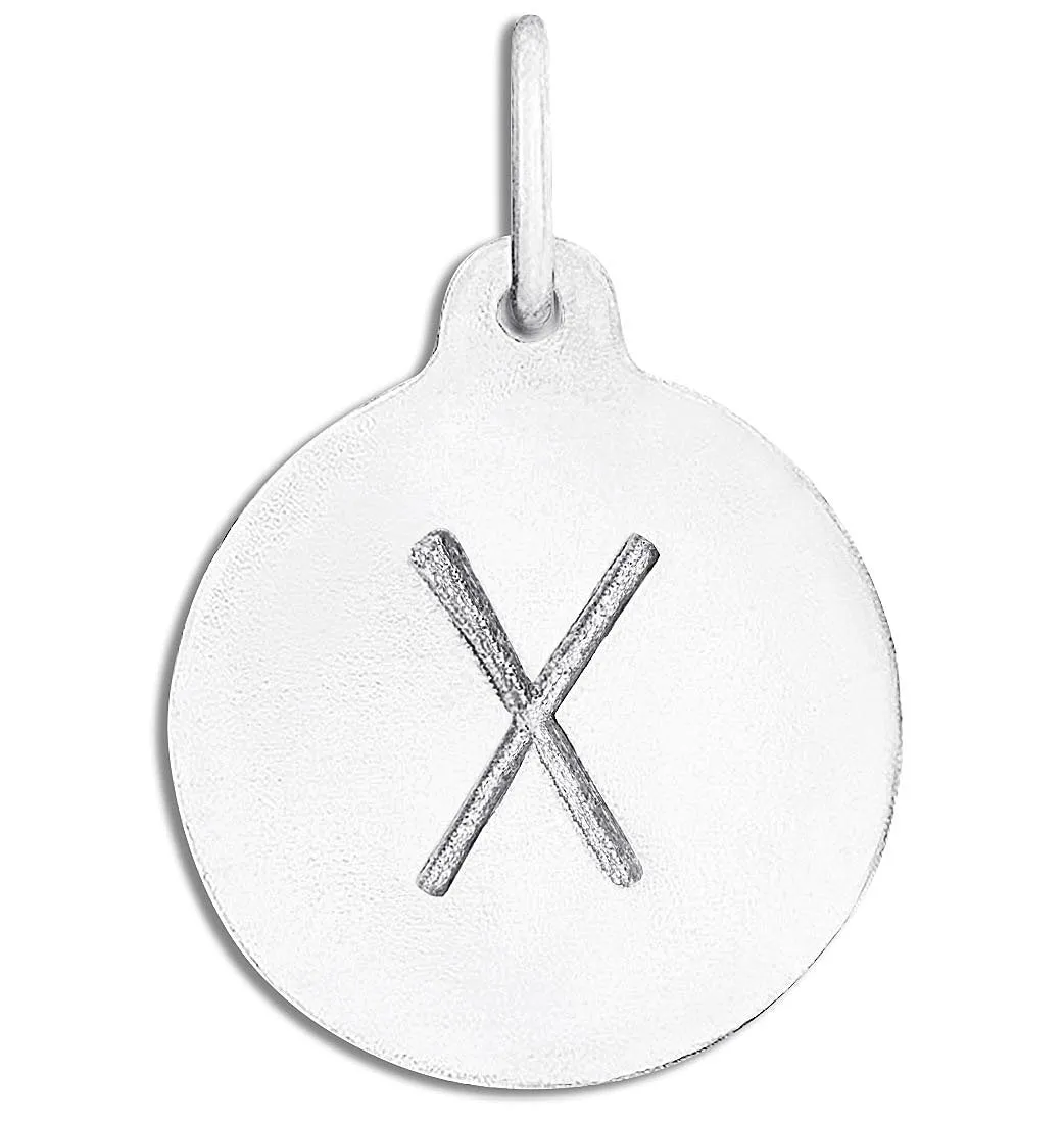 "X" Alphabet Charm