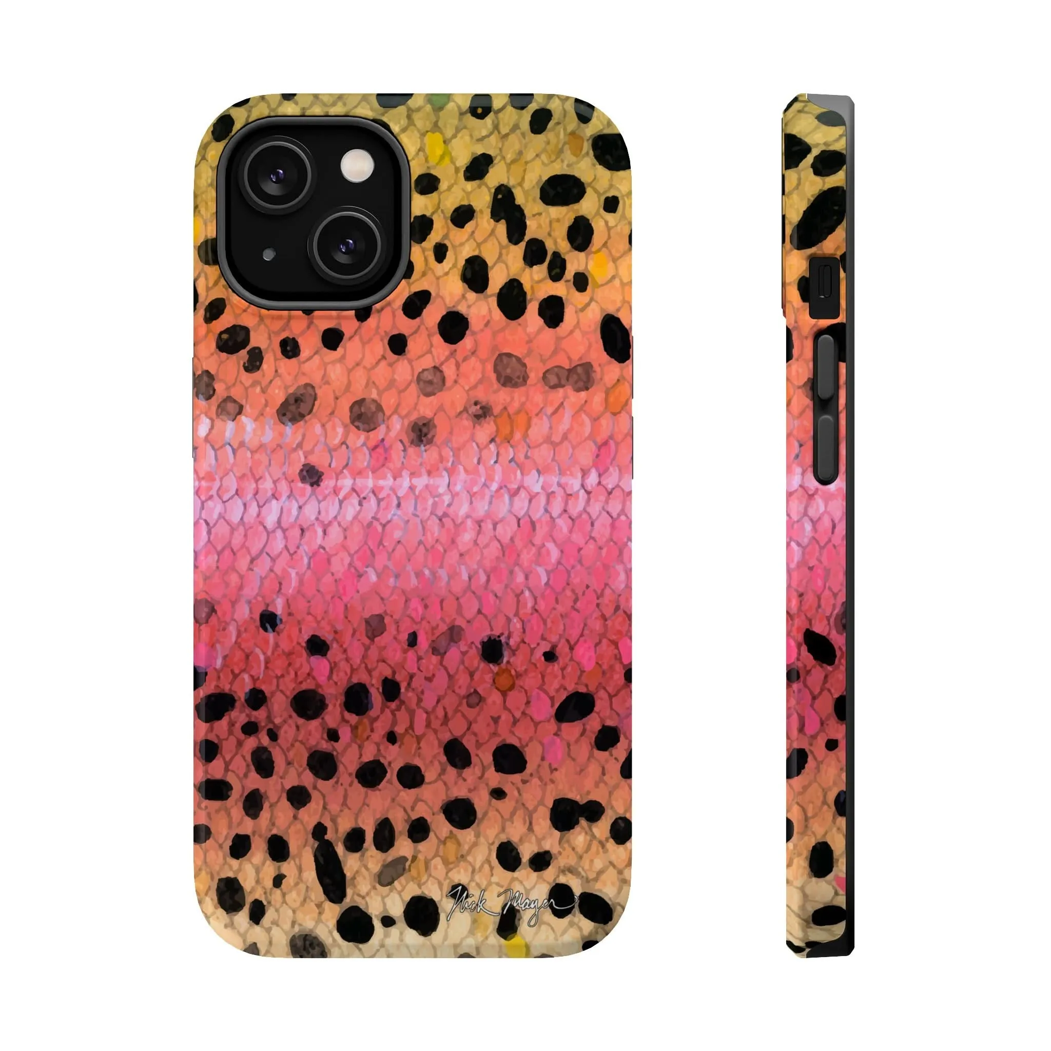 Rainbow Trout Skin MagSafe iPhone Case