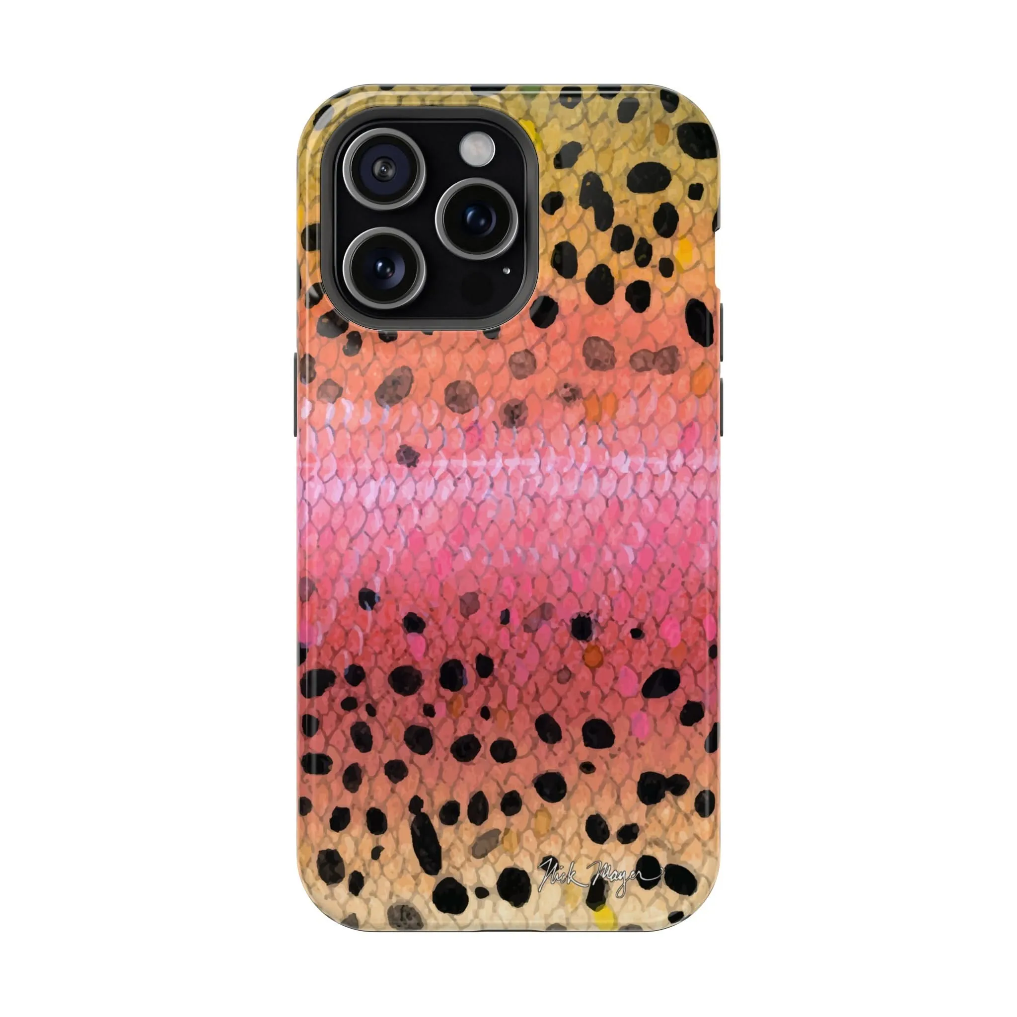 Rainbow Trout Skin MagSafe iPhone Case