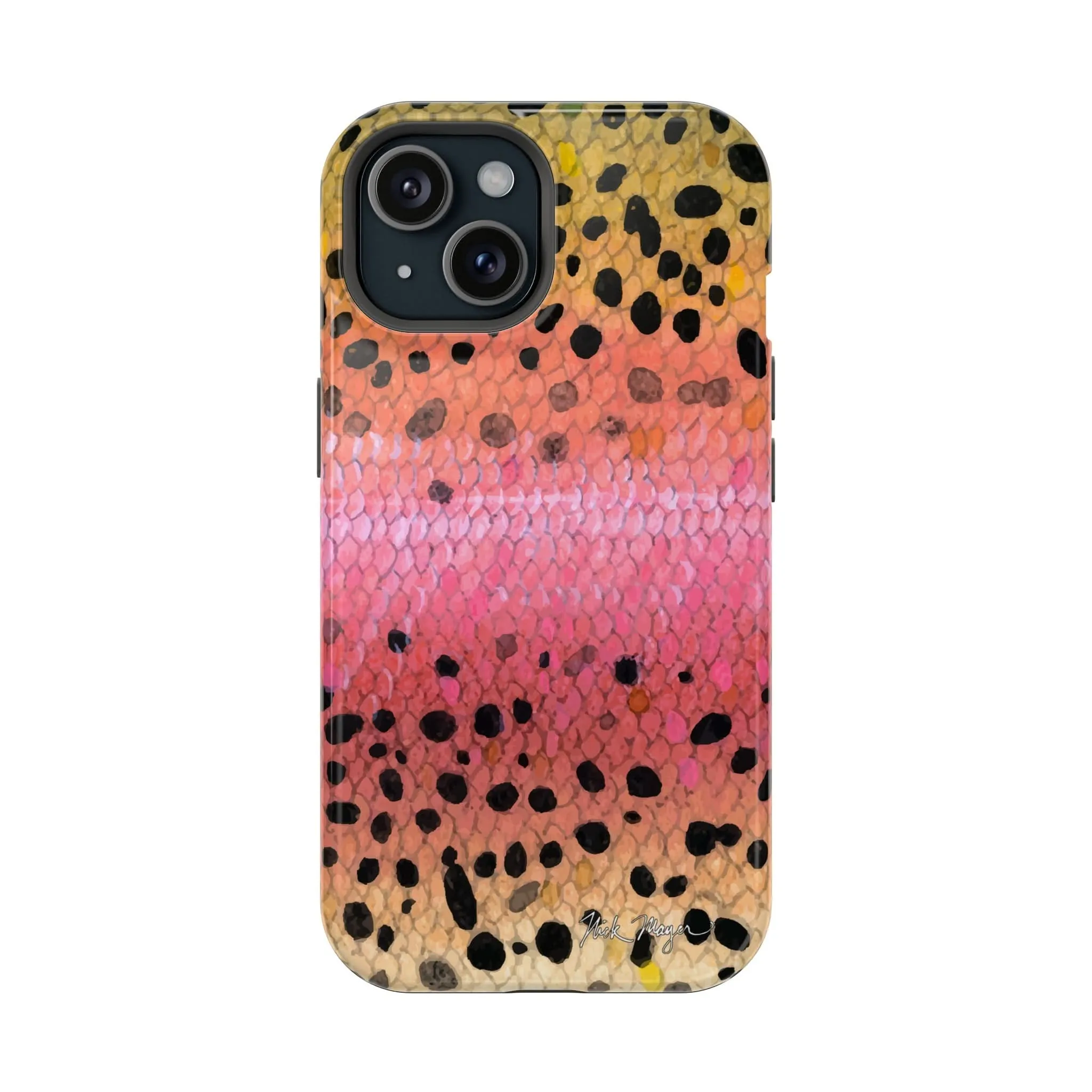 Rainbow Trout Skin MagSafe iPhone Case