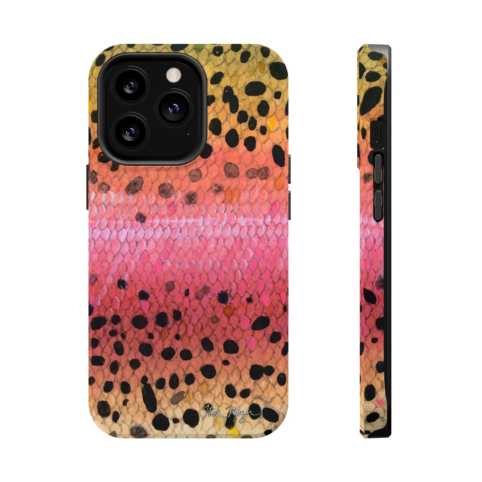 Rainbow Trout Skin MagSafe iPhone Case