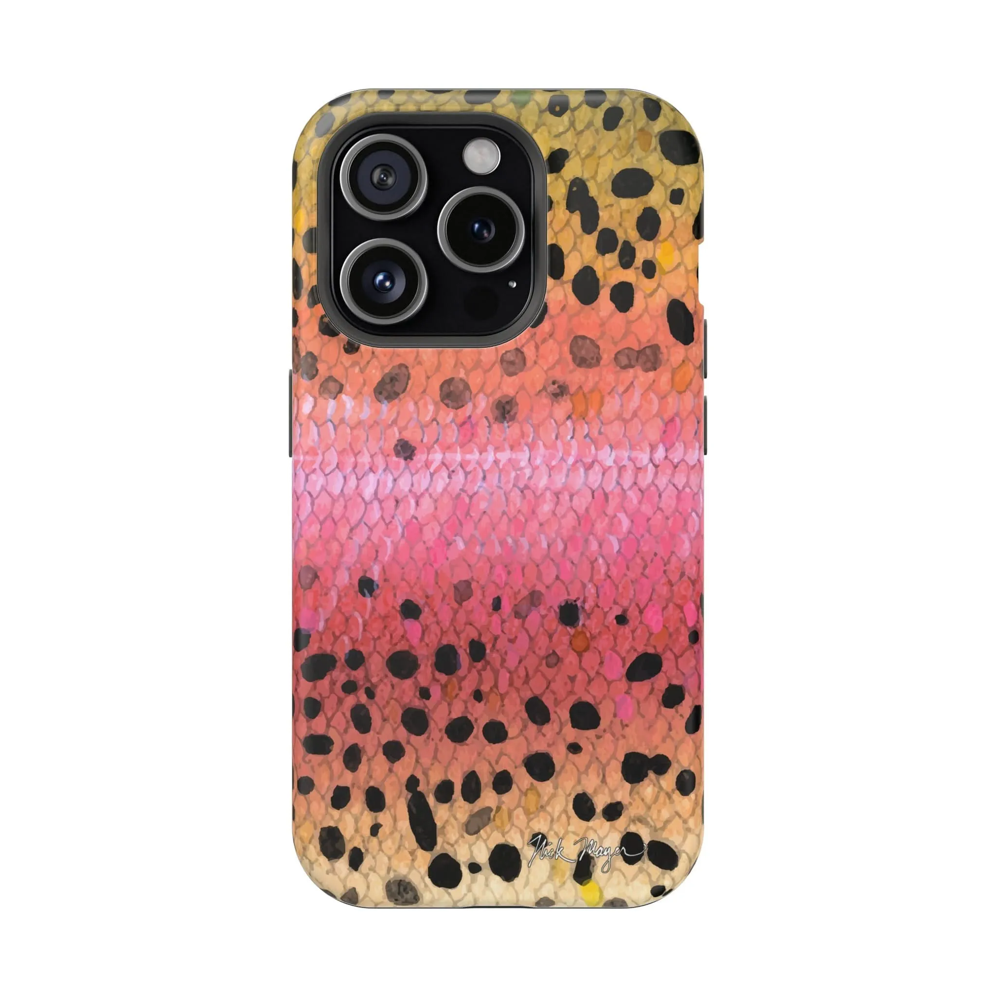 Rainbow Trout Skin MagSafe iPhone Case