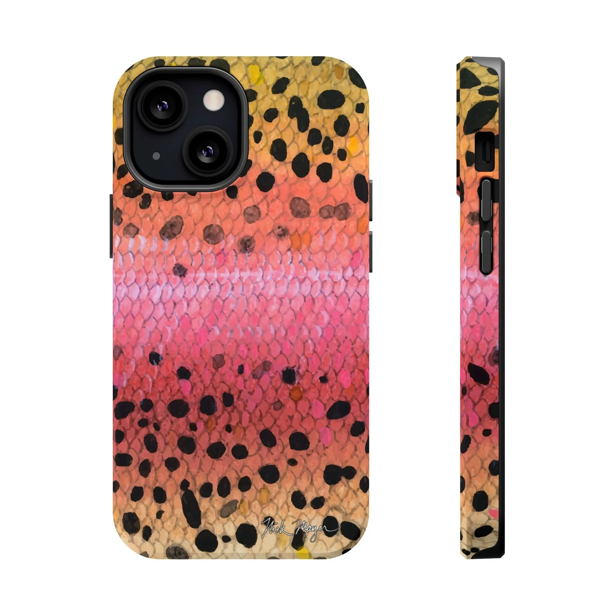 Rainbow Trout Skin MagSafe iPhone Case