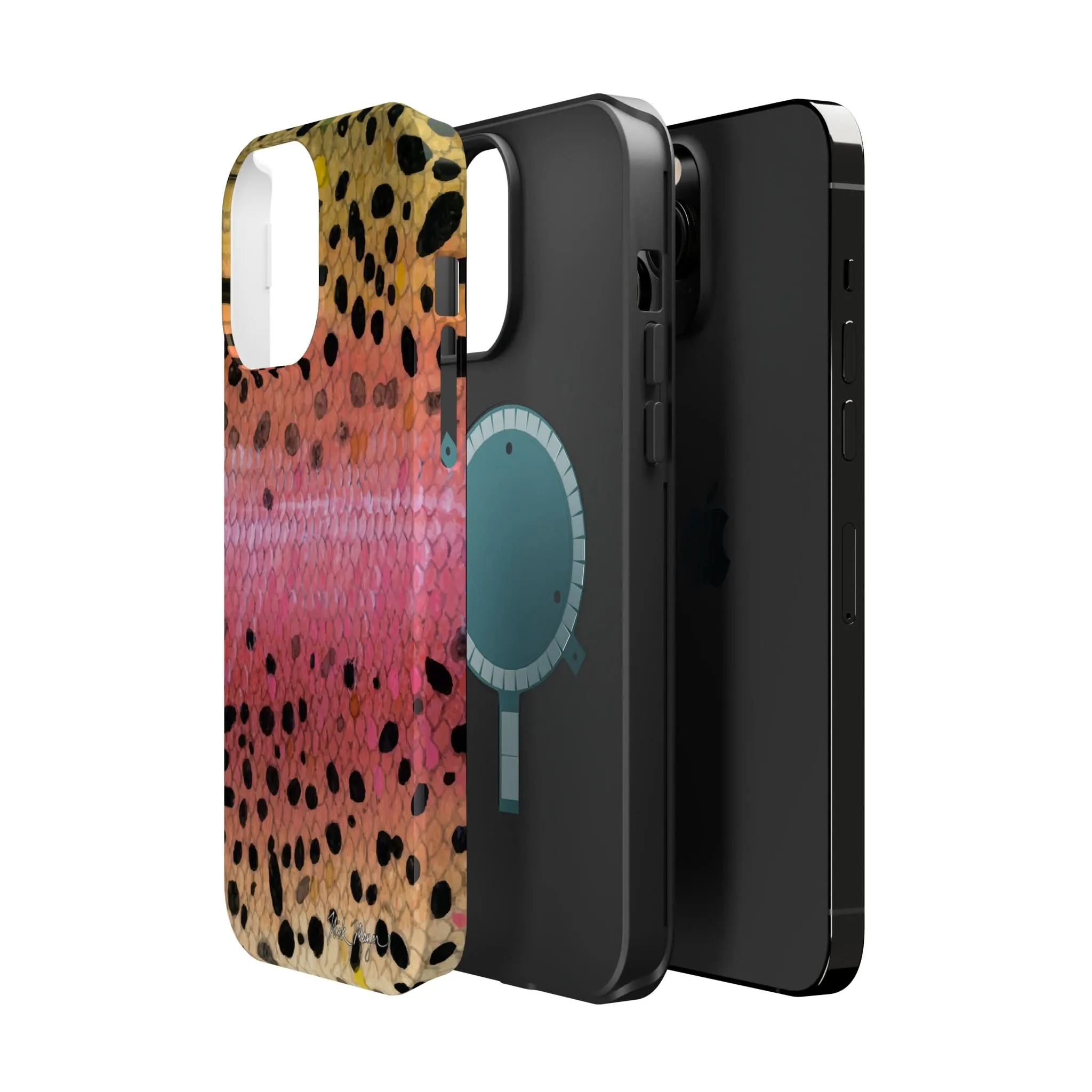 Rainbow Trout Skin MagSafe iPhone Case