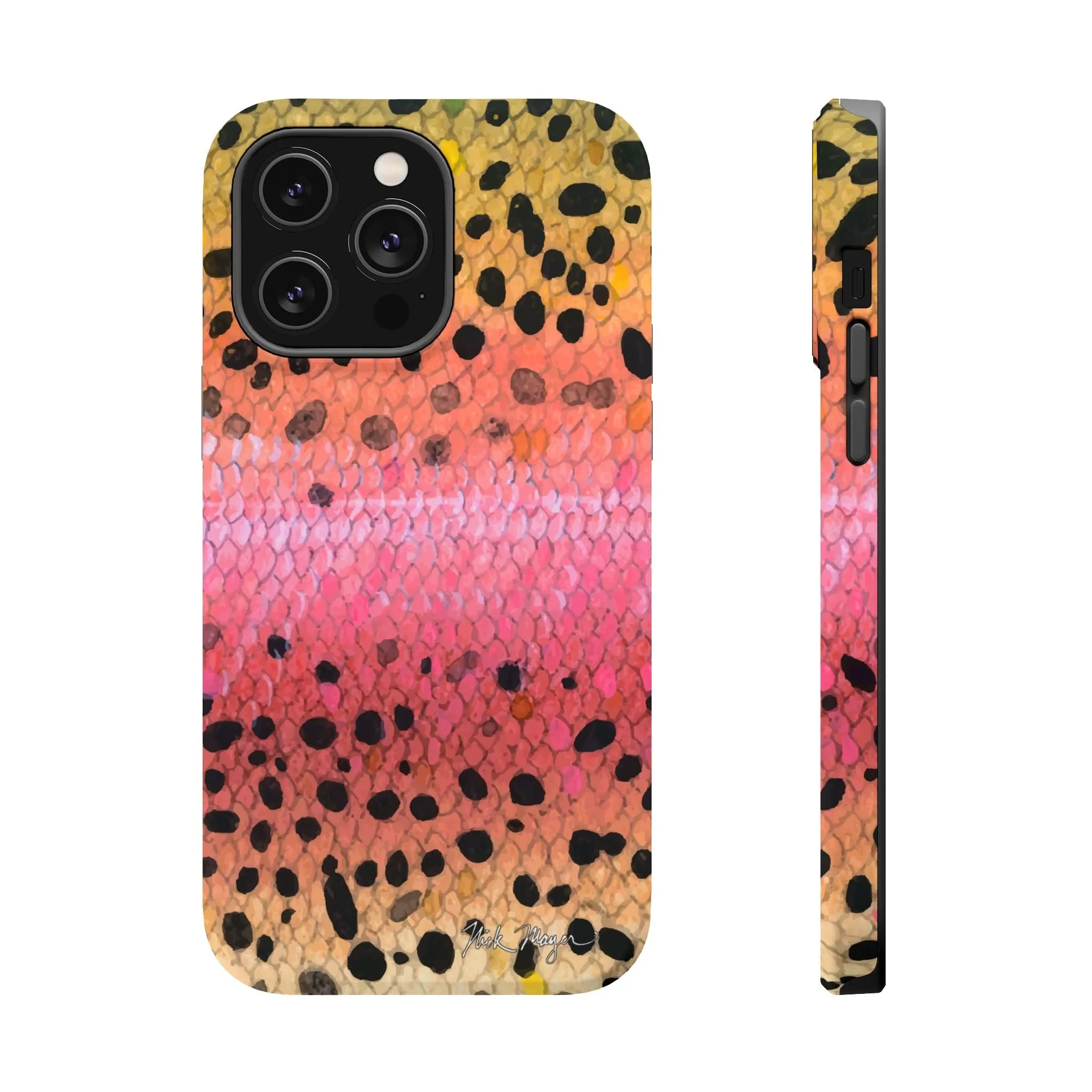 Rainbow Trout Skin MagSafe iPhone Case