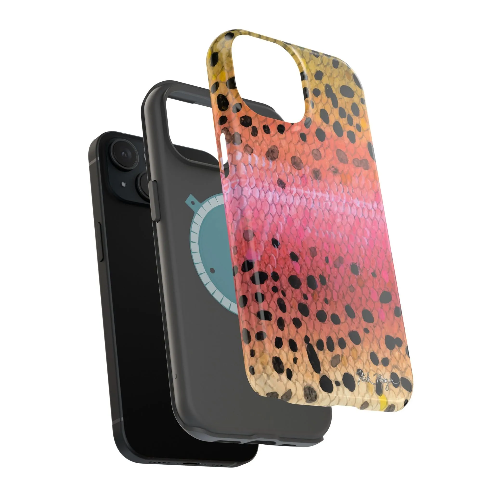 Rainbow Trout Skin MagSafe iPhone Case