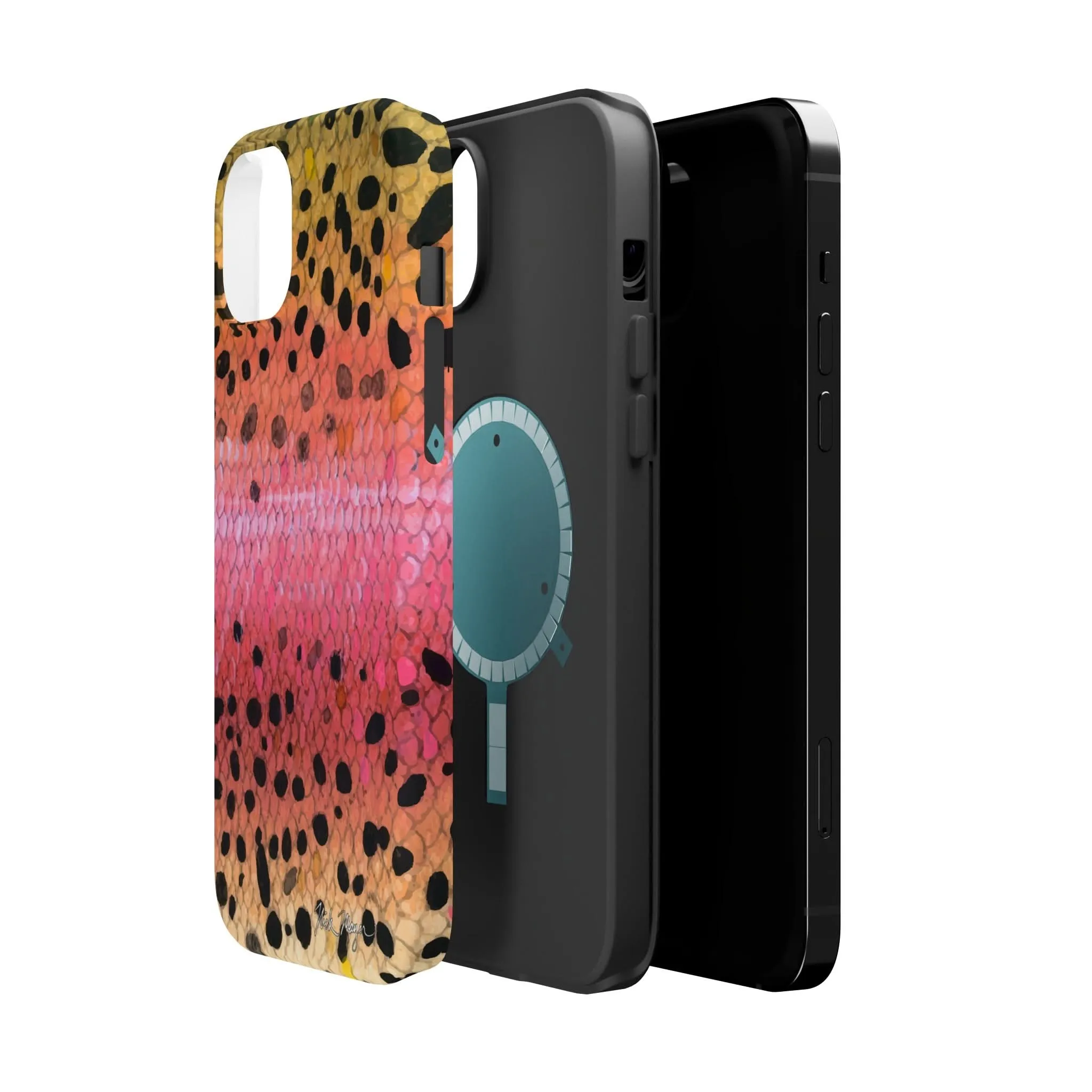 Rainbow Trout Skin MagSafe iPhone Case