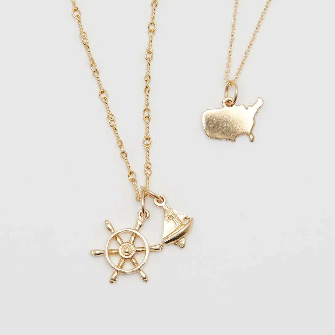 Sailboat Mini Charm