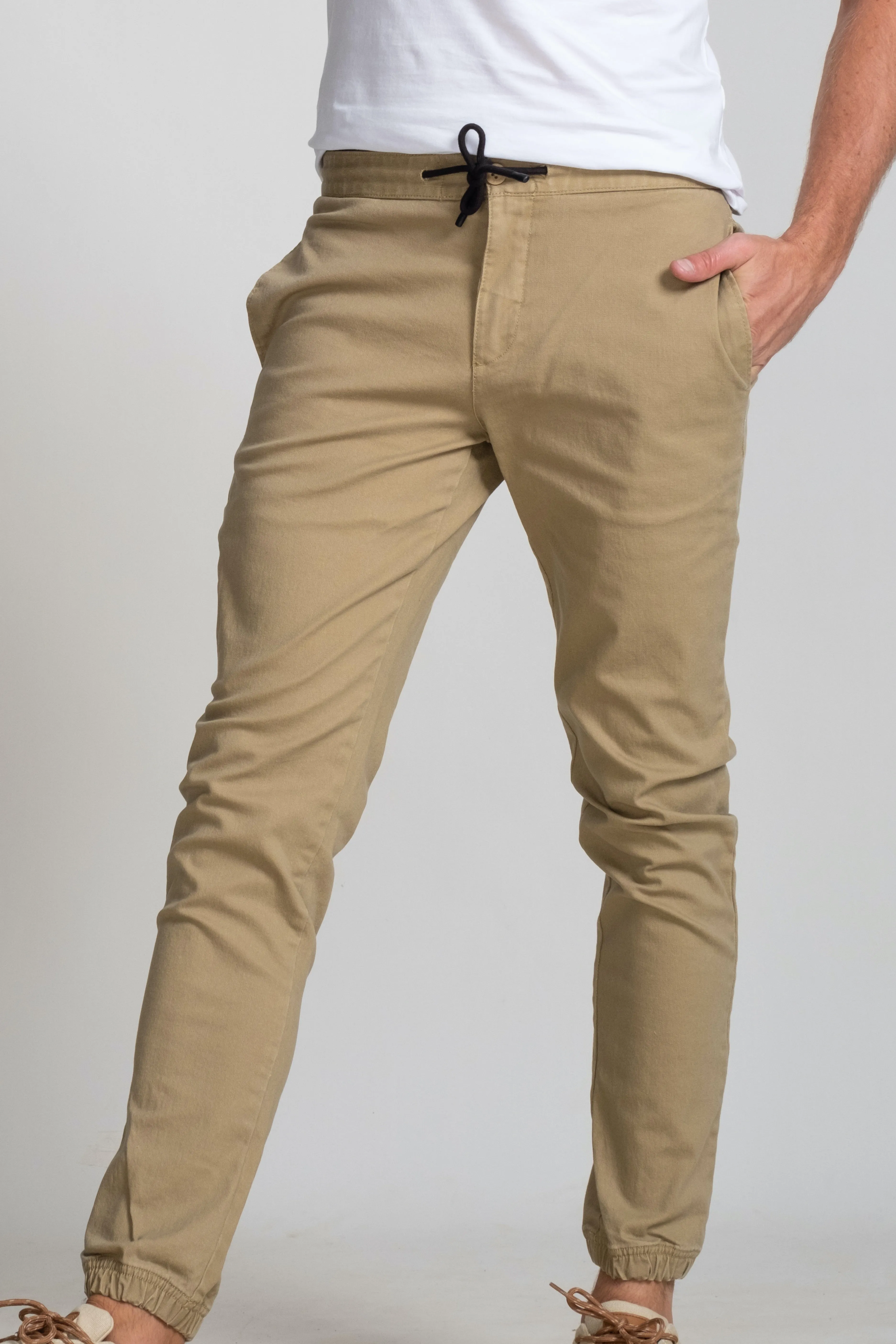 Slim Fit - Compact Jogger - Honey Mustard