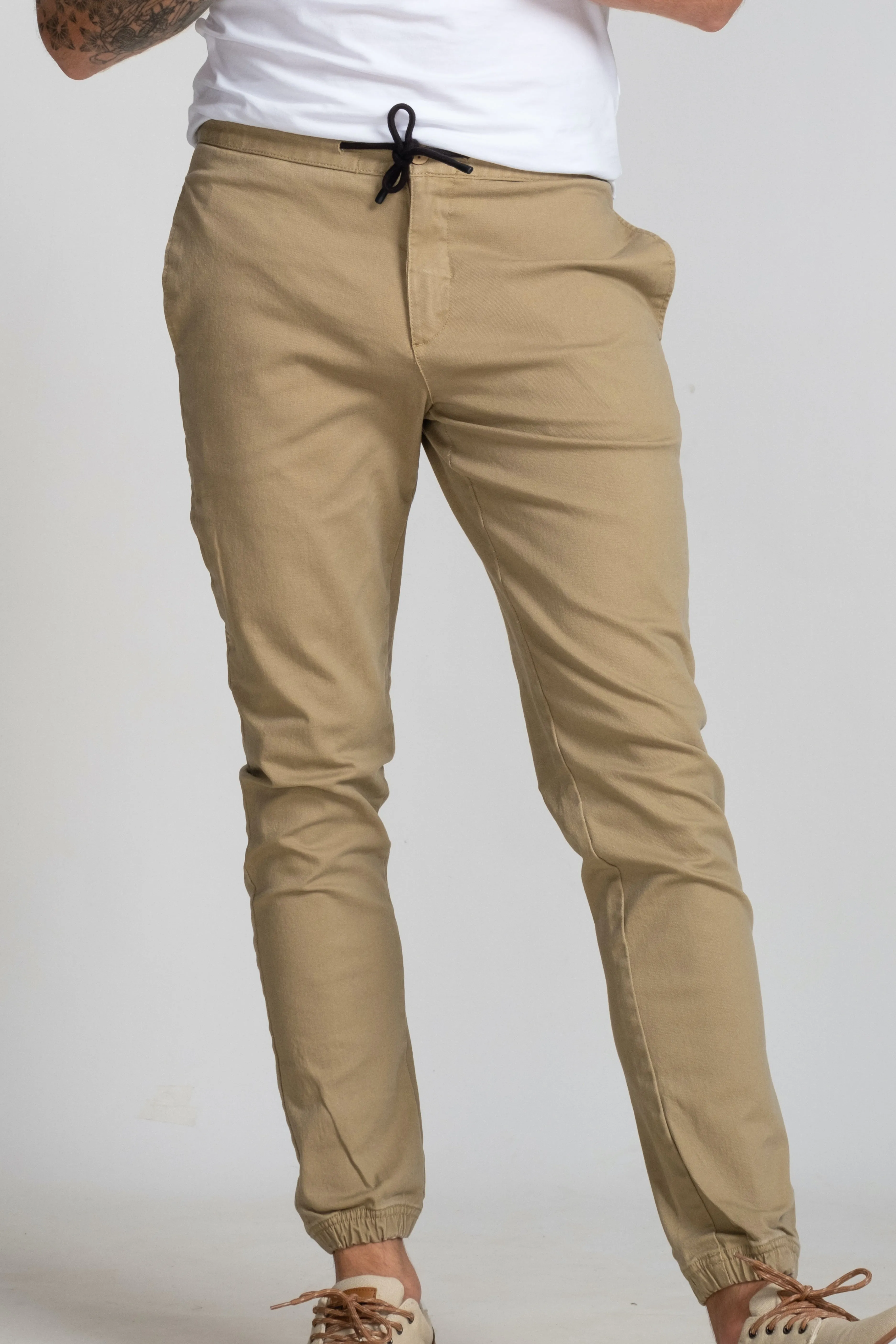 Slim Fit - Compact Jogger - Honey Mustard