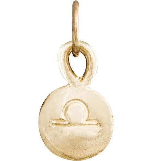 Small Libra Zodiac Charm