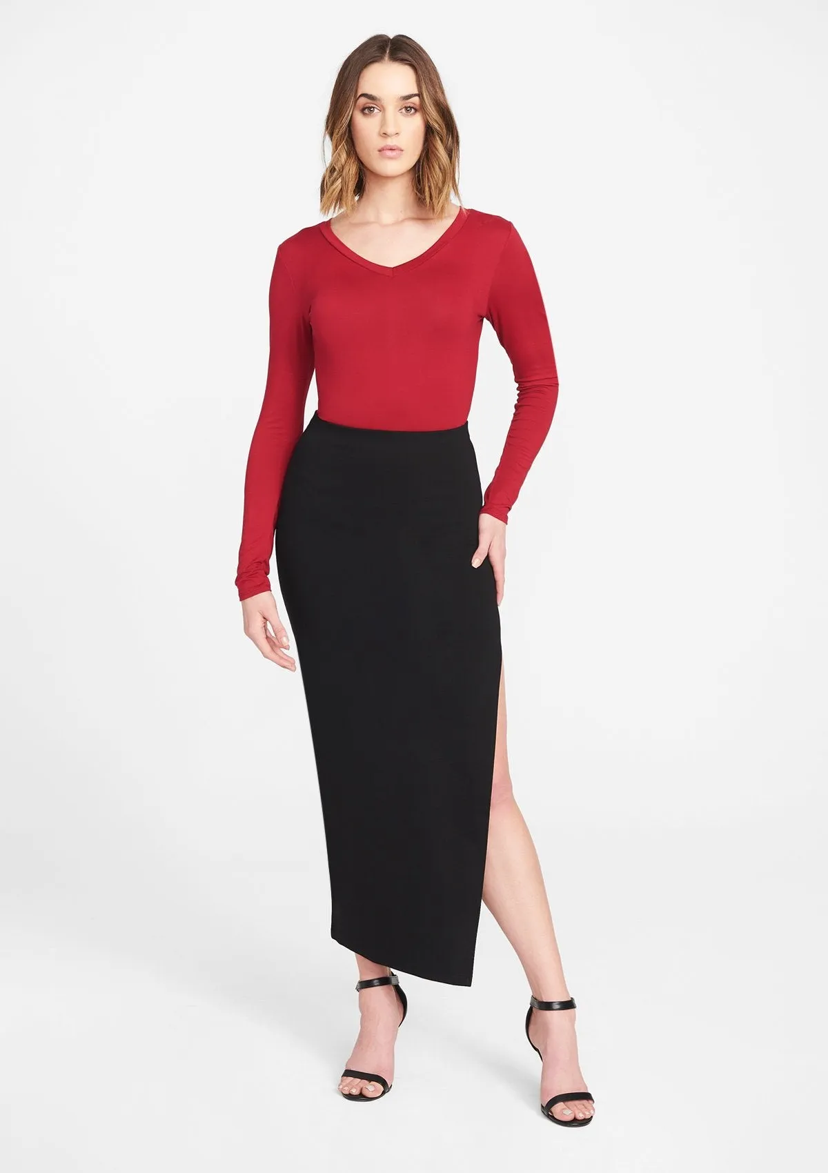 Tall Ponte Knit Skirt