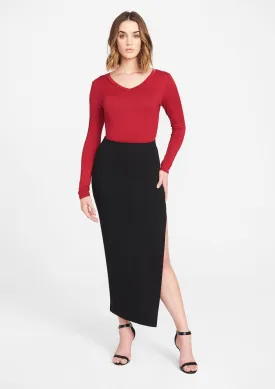 Tall Ponte Knit Skirt