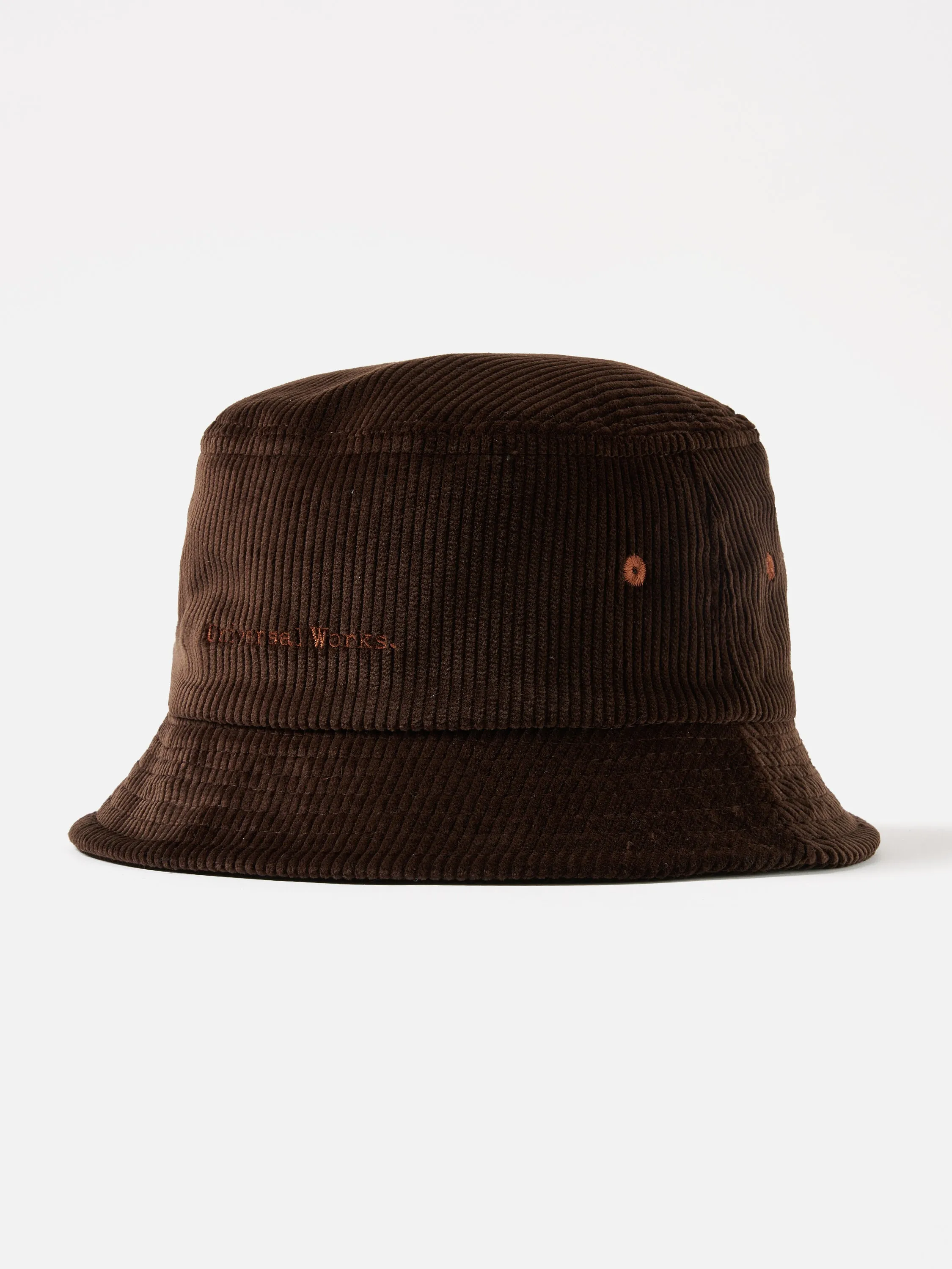 Universal Works Lewis Hat in Brown Brisbane Cord