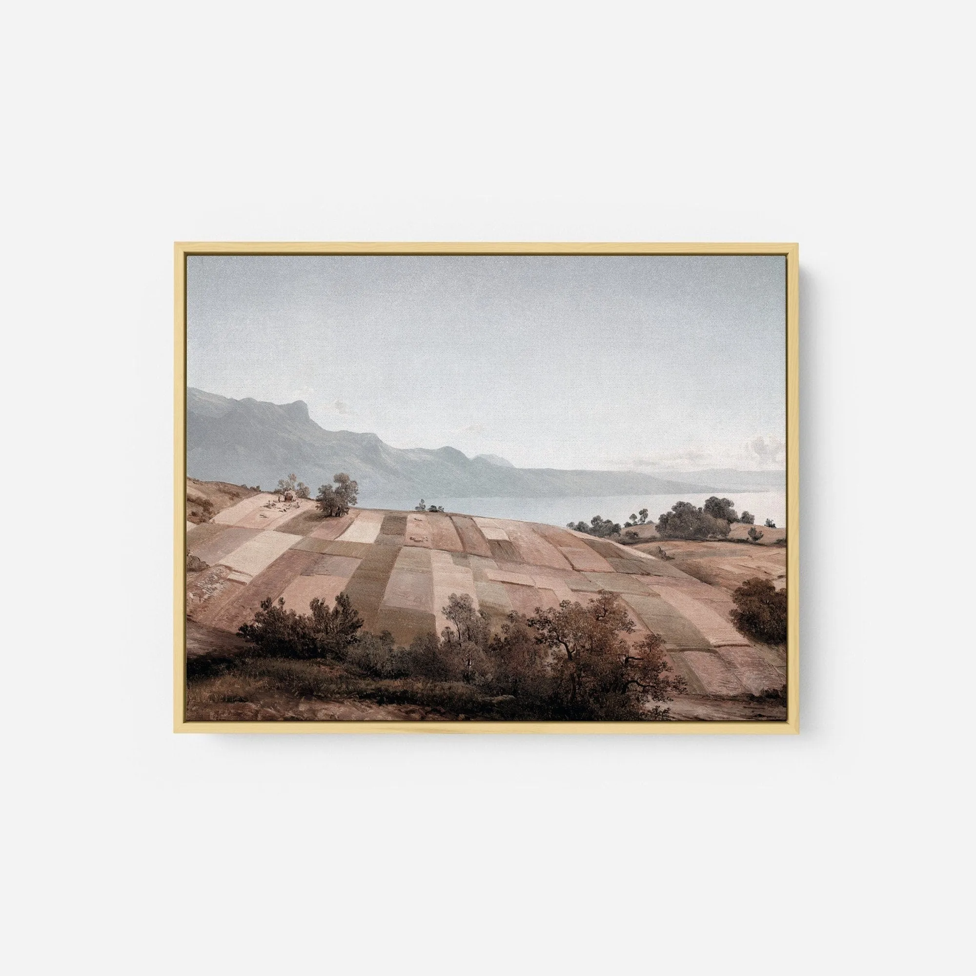 Vintage Landscape Field Wall Art