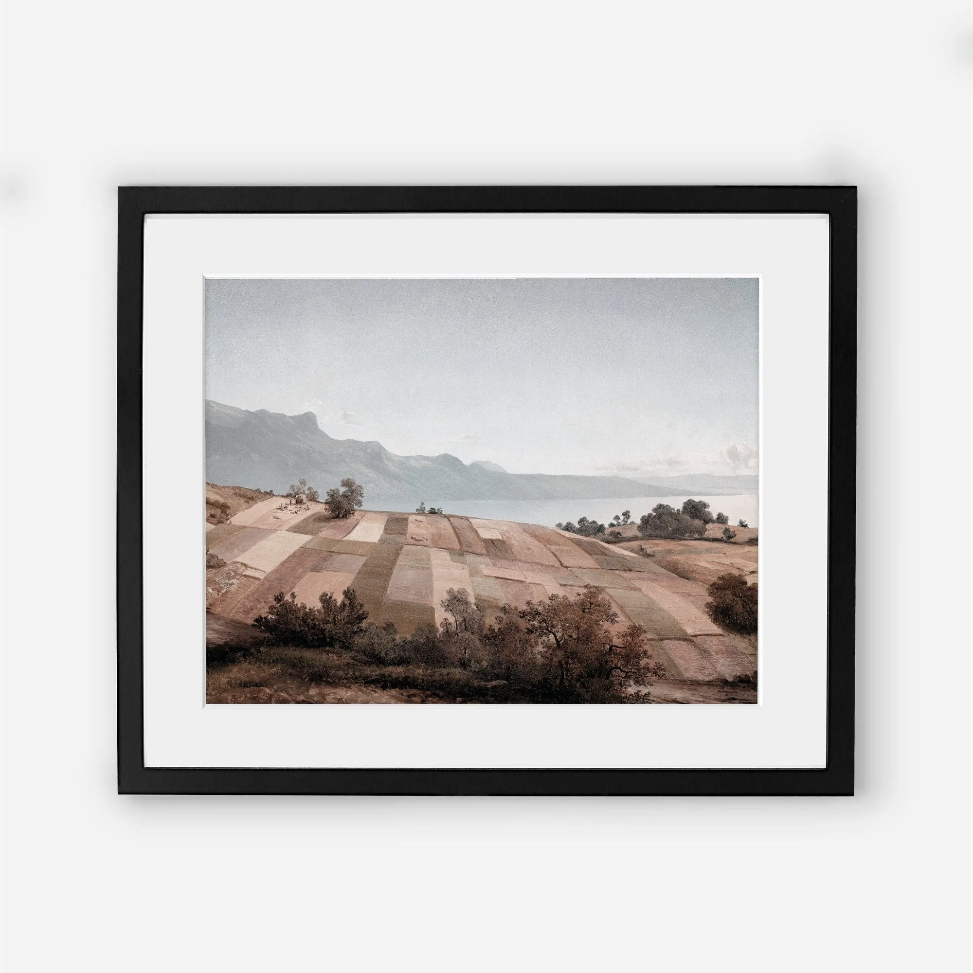 Vintage Landscape Field Wall Art